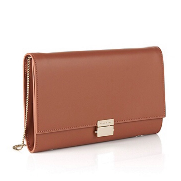 Hugo Boss Handbags - BOSS Hugo Boss Munich Mini Leather Clutch